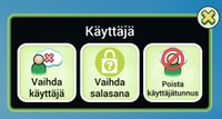 Käyttäjävalikko